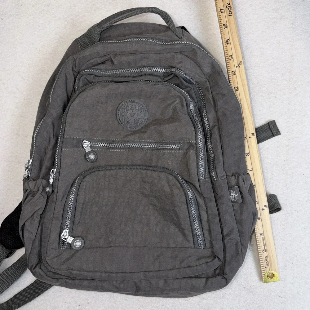 Tegaote Gray Backpack Large Multi Pocket Travel‎ School Bag